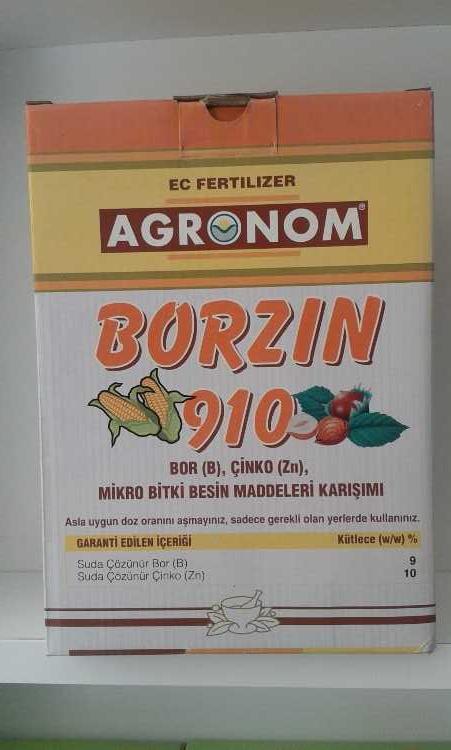 borzın bor çinko besin elementleri 